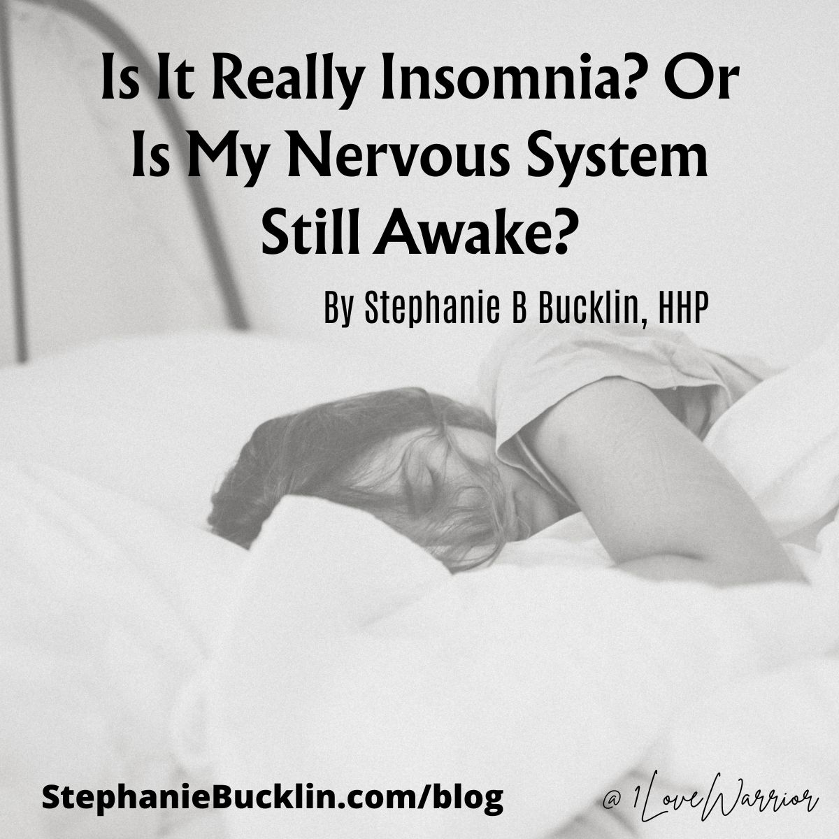 Is It Really Insomnia? Or Is My Nervous System Still Awake?