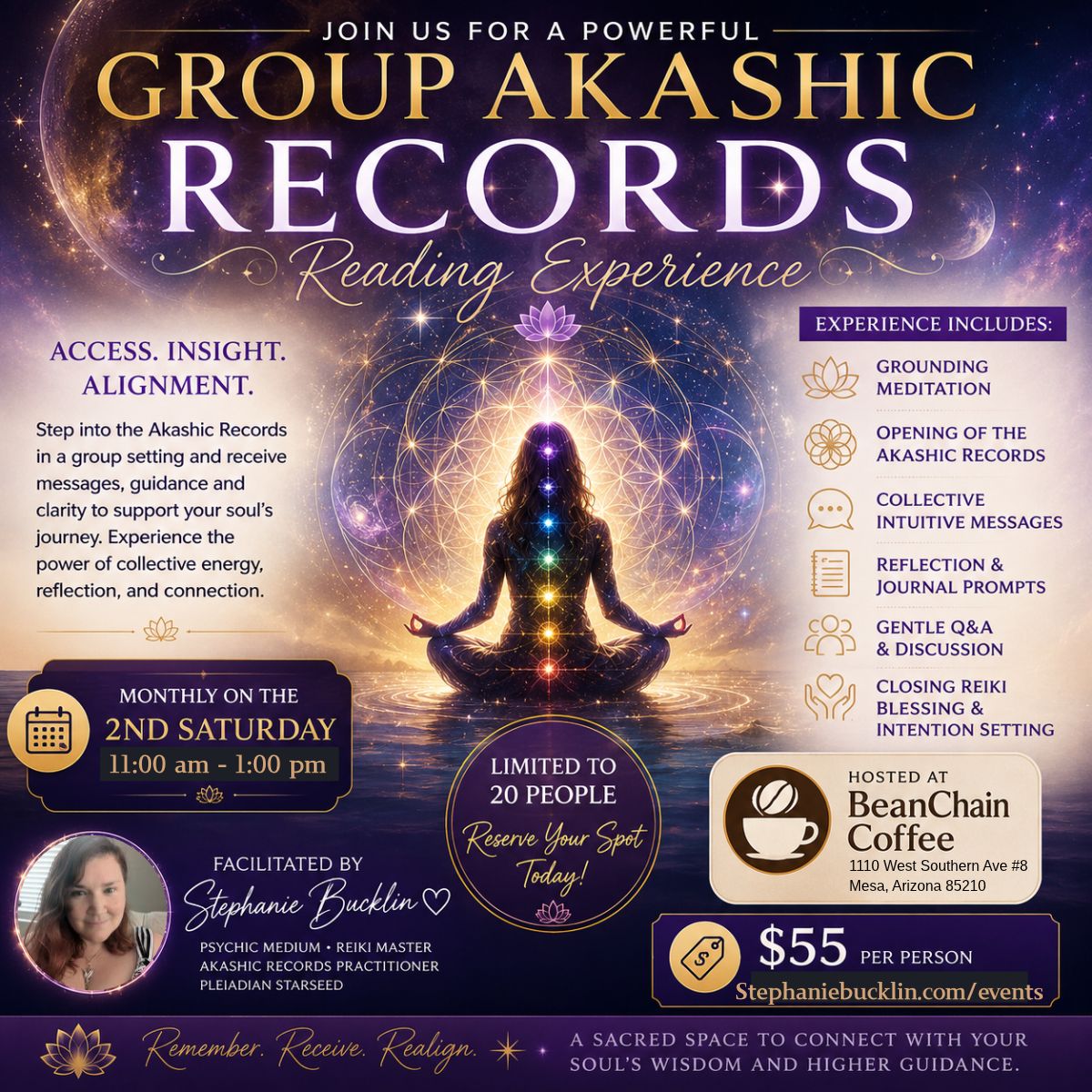 Monthly Group Akashic Records Experience – November 14th